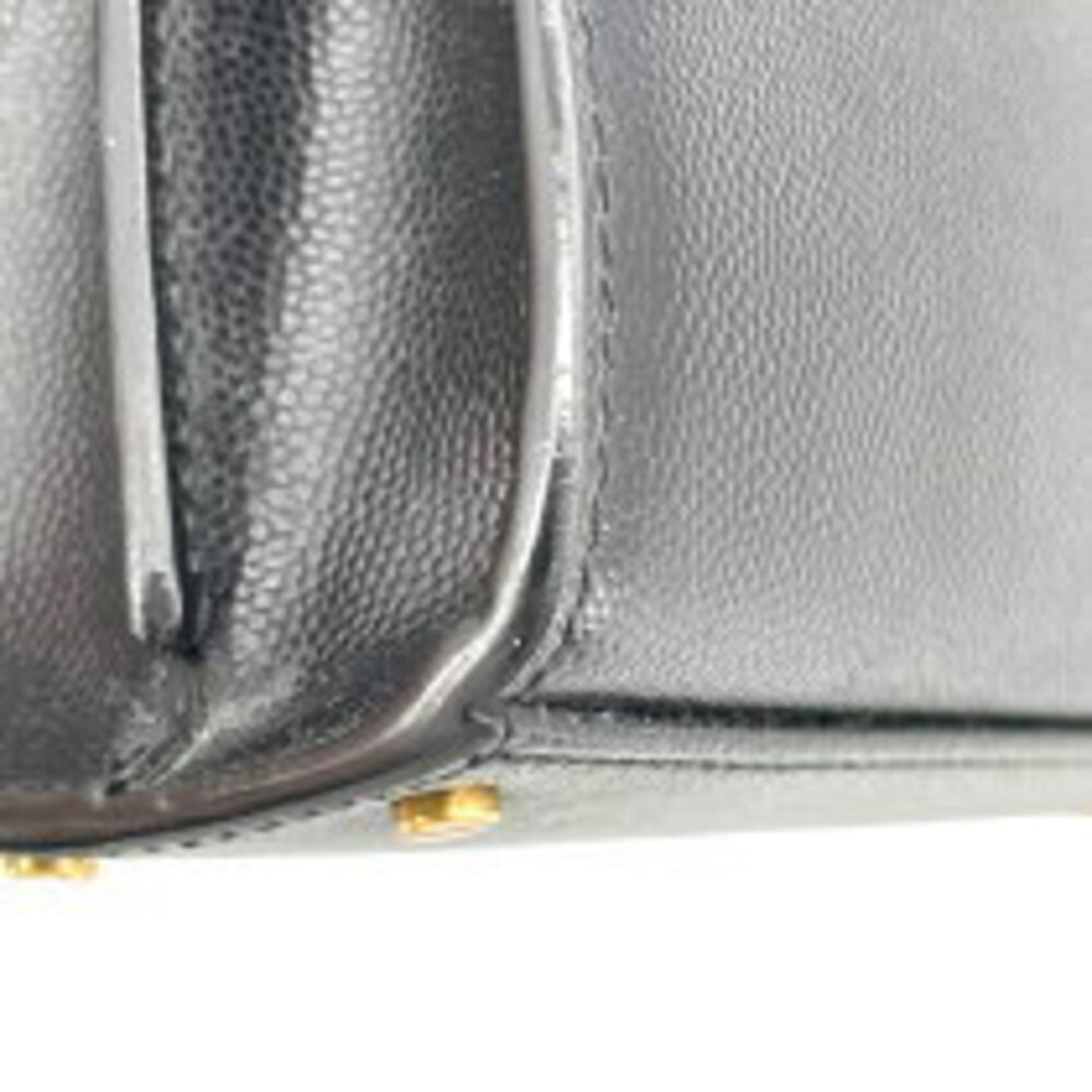 Saint Laurent bag black handbag caviar shoulder hardware Cassandra Top - Picture 8 of 11